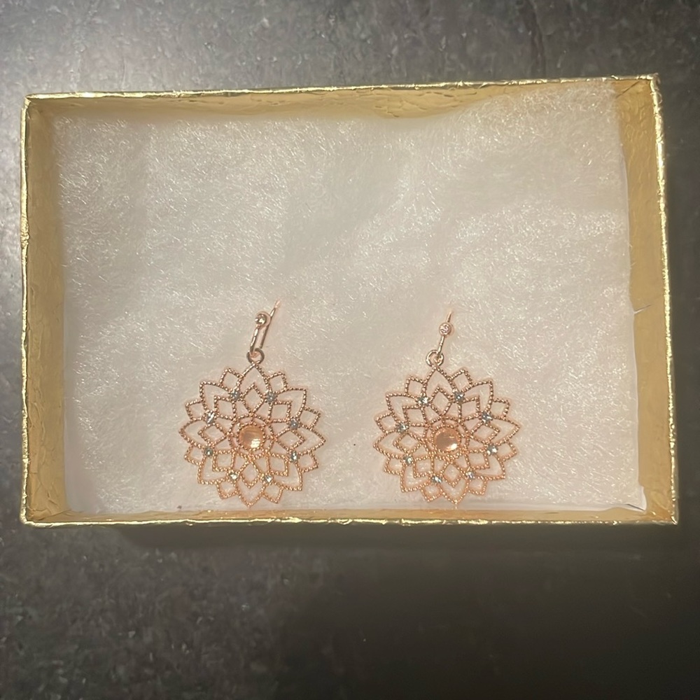 Rose Gold Earrings